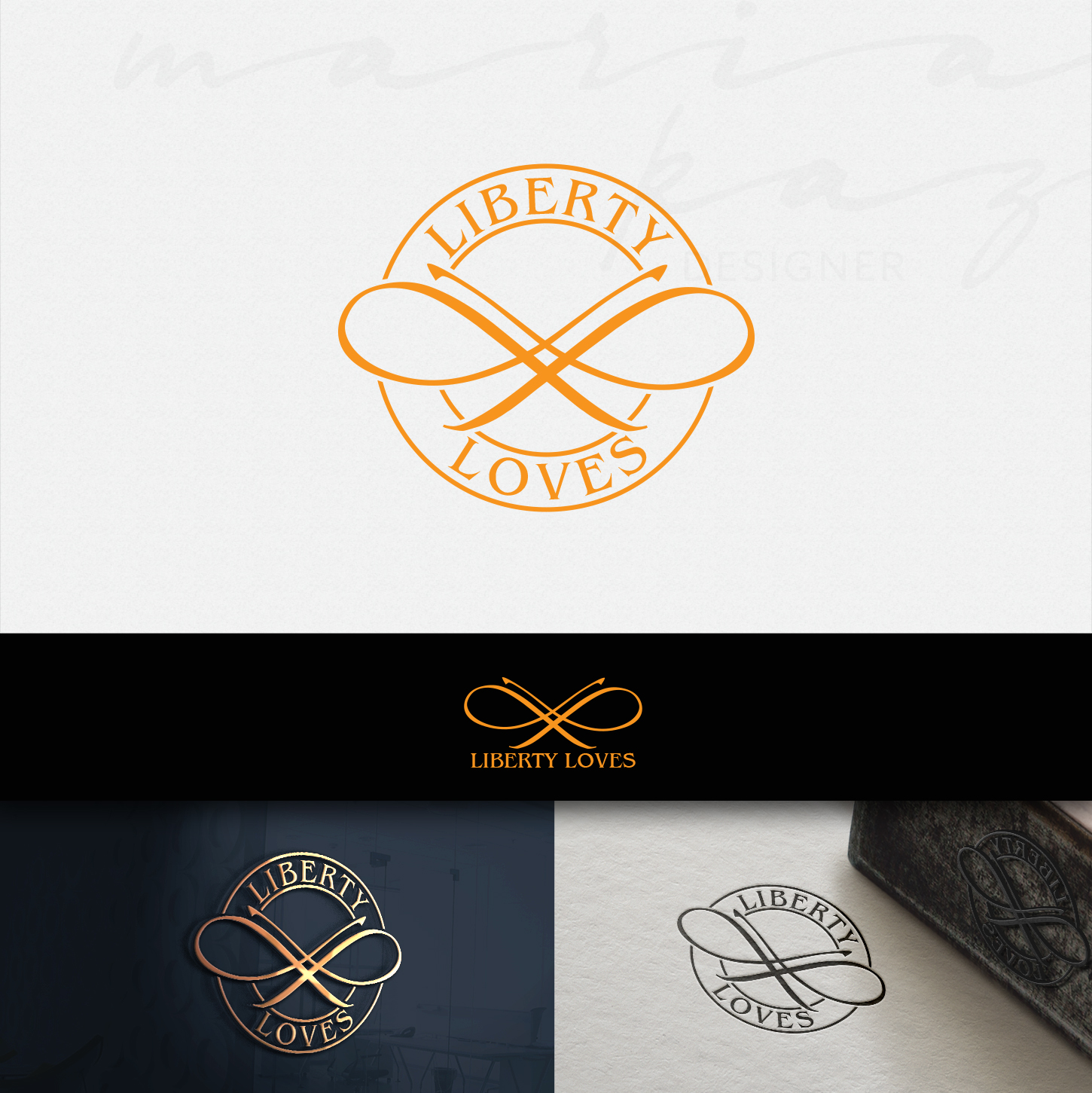Logo Design by maria-kaz for Liberty Loves ... | Design #12797205