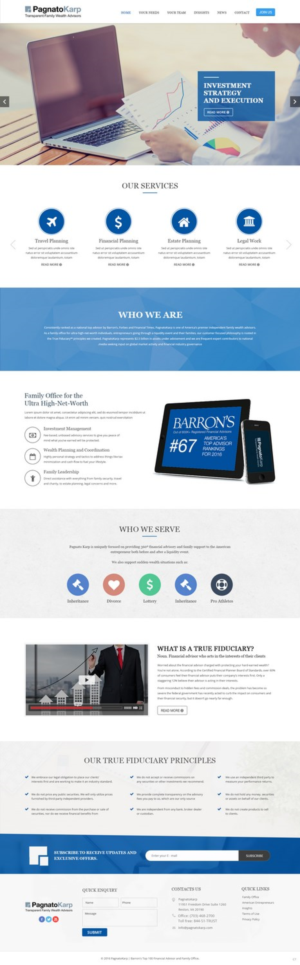 Web Design by pb for this project | Design: #12799009
