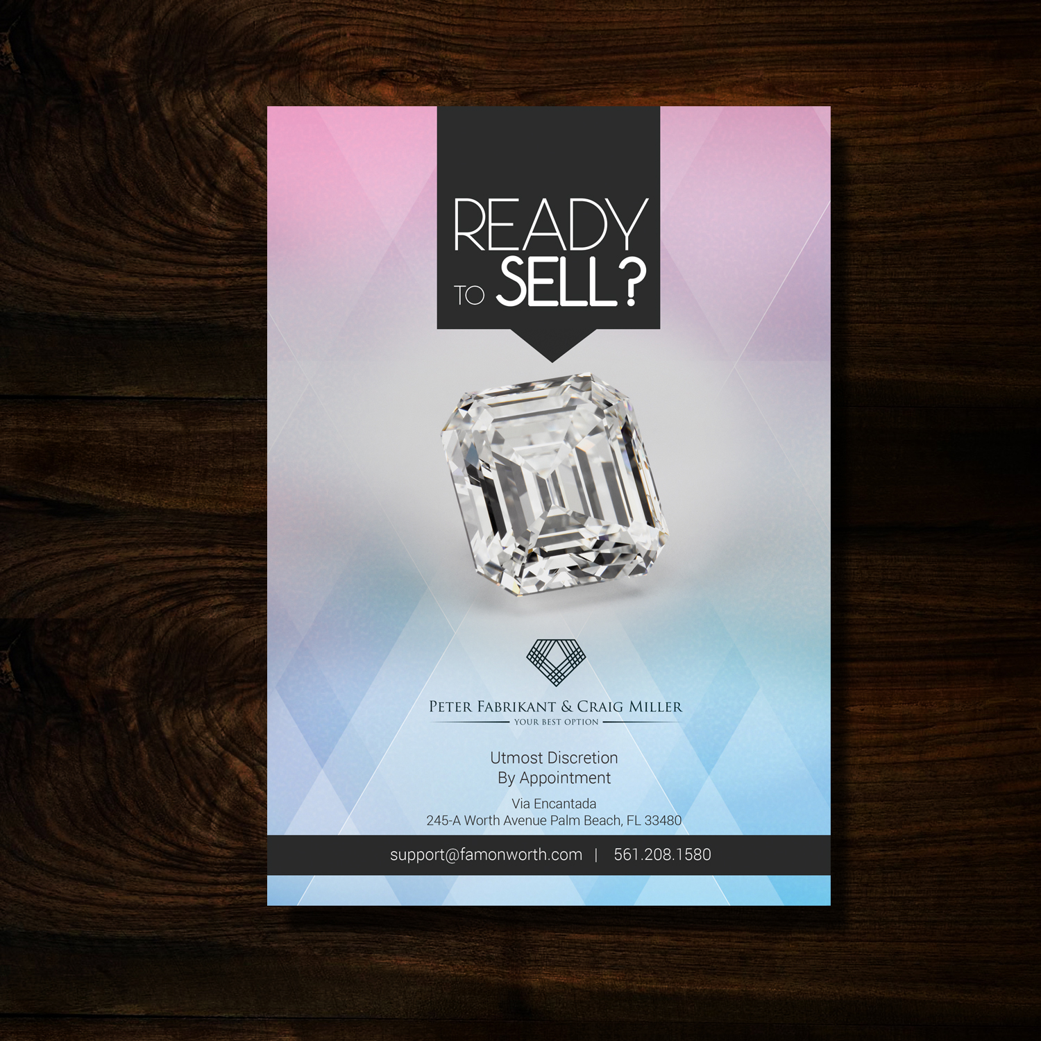 Newspaper Ad Design by uk for Fam on Worth, LLC | Design #12794323