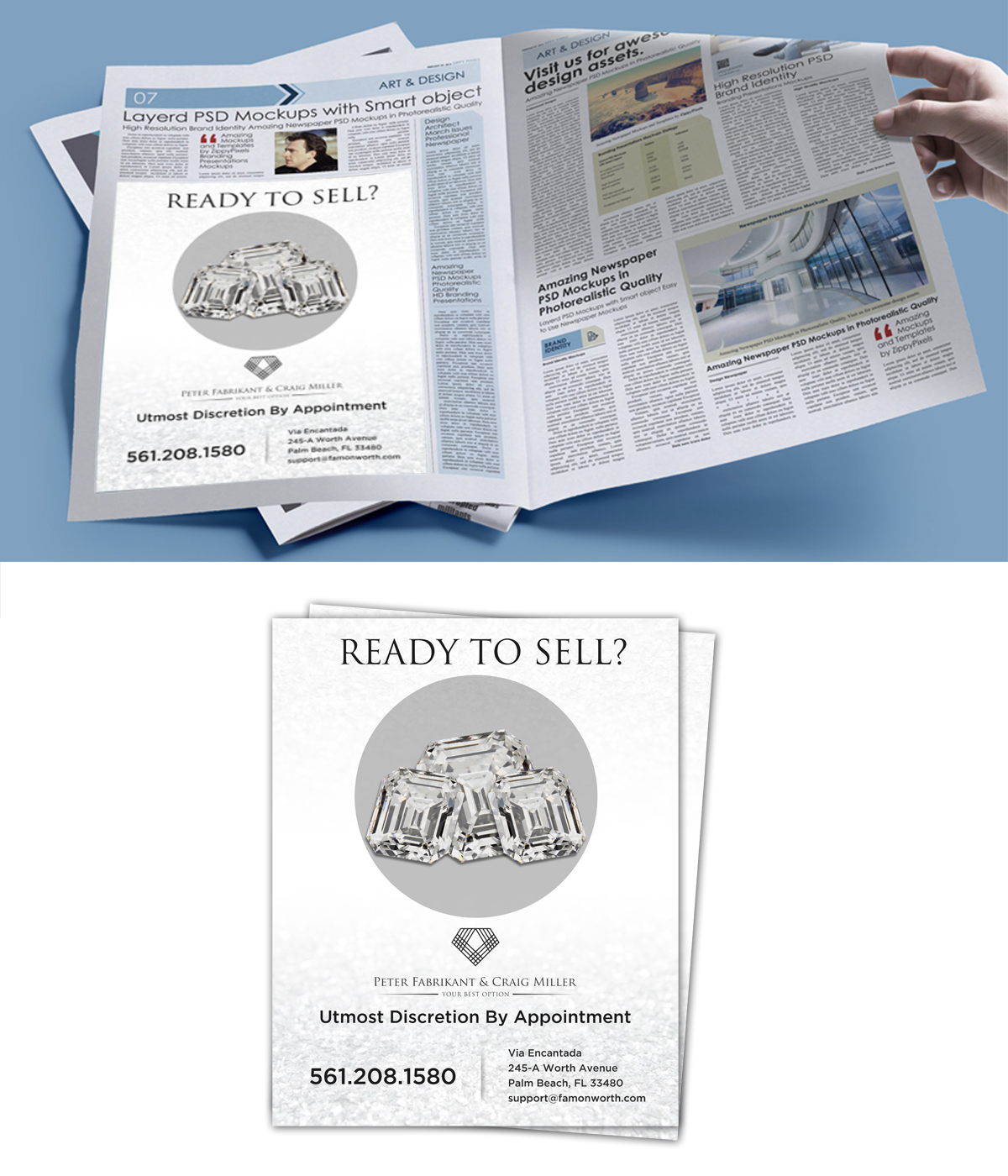 Design Annonce  par creative.bugs pour Fam on Worth, LLC | Design #12806771