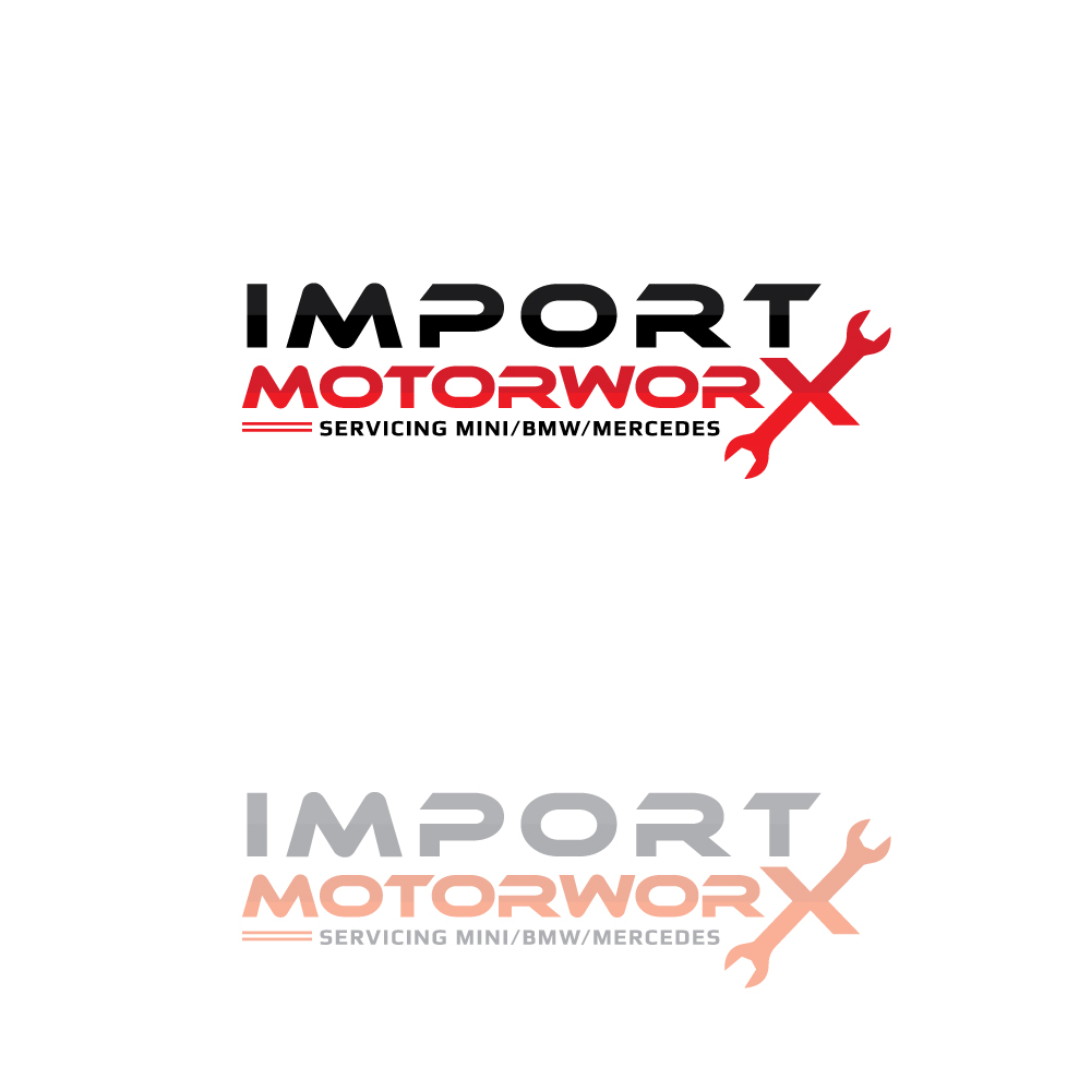Logo-Design von Sujit Banerjee für Import MotorWorx | Design #12807956