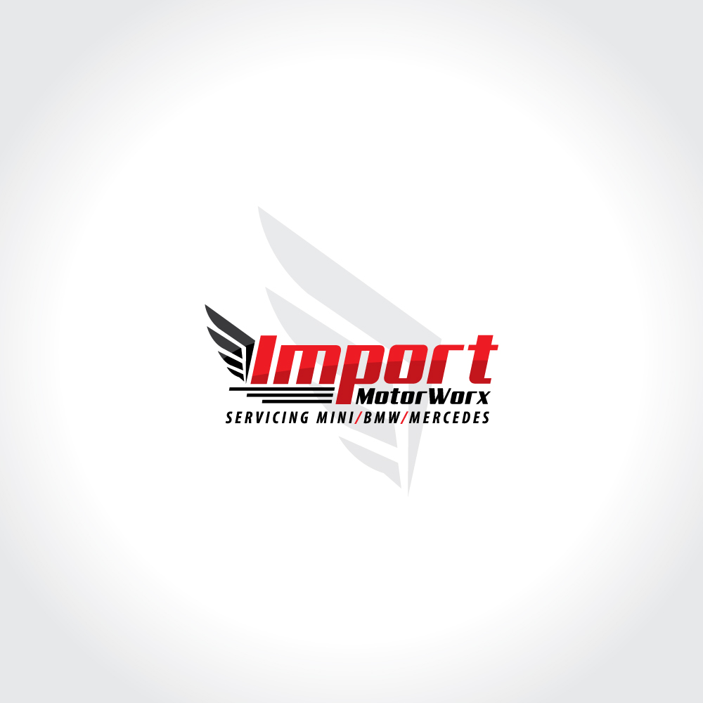 Logo-Design von Sujit Banerjee für Import MotorWorx | Design #12807957