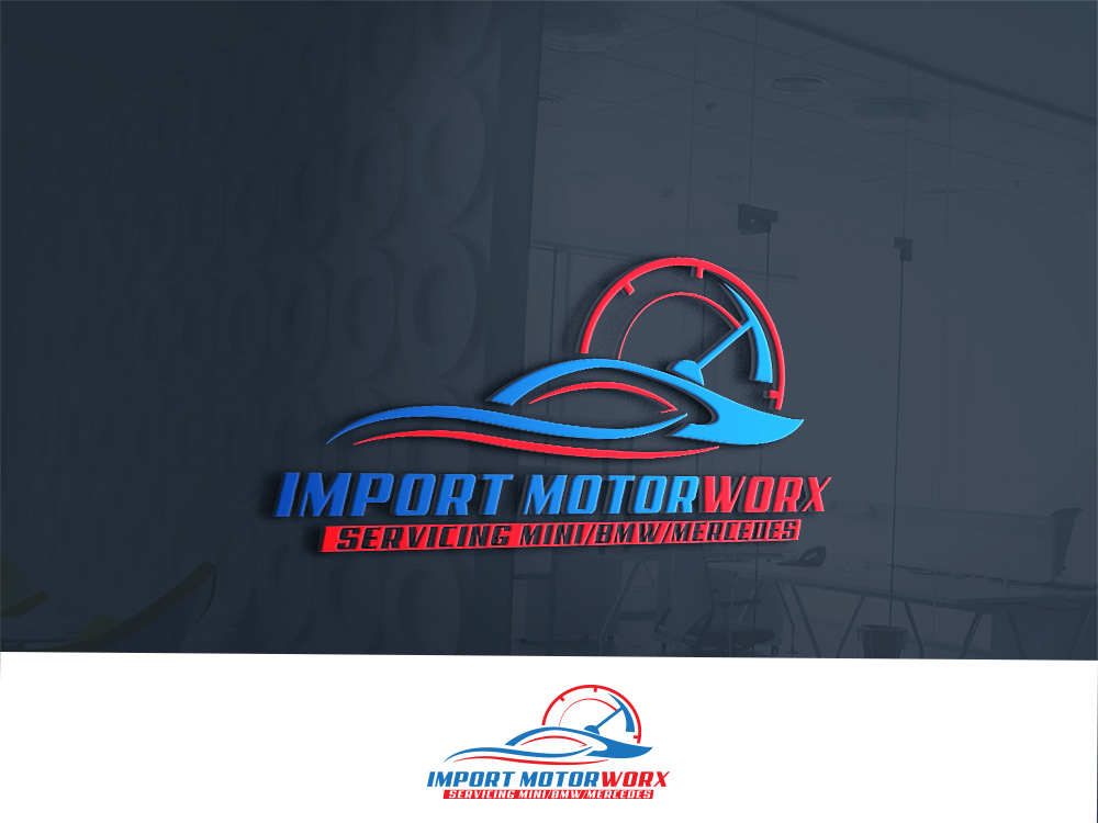 Logo Design by Turn Digital for Import MotorWorx | Design #12806649