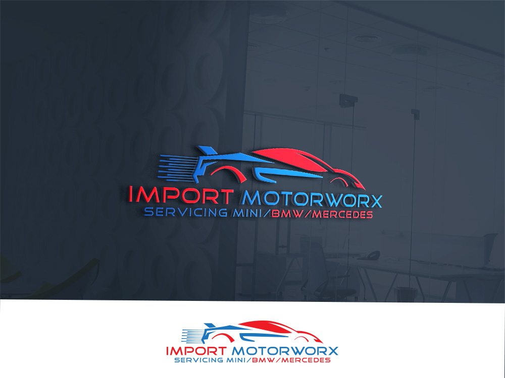 Logo-Design von Turn Digital für Import MotorWorx | Design #12806651
