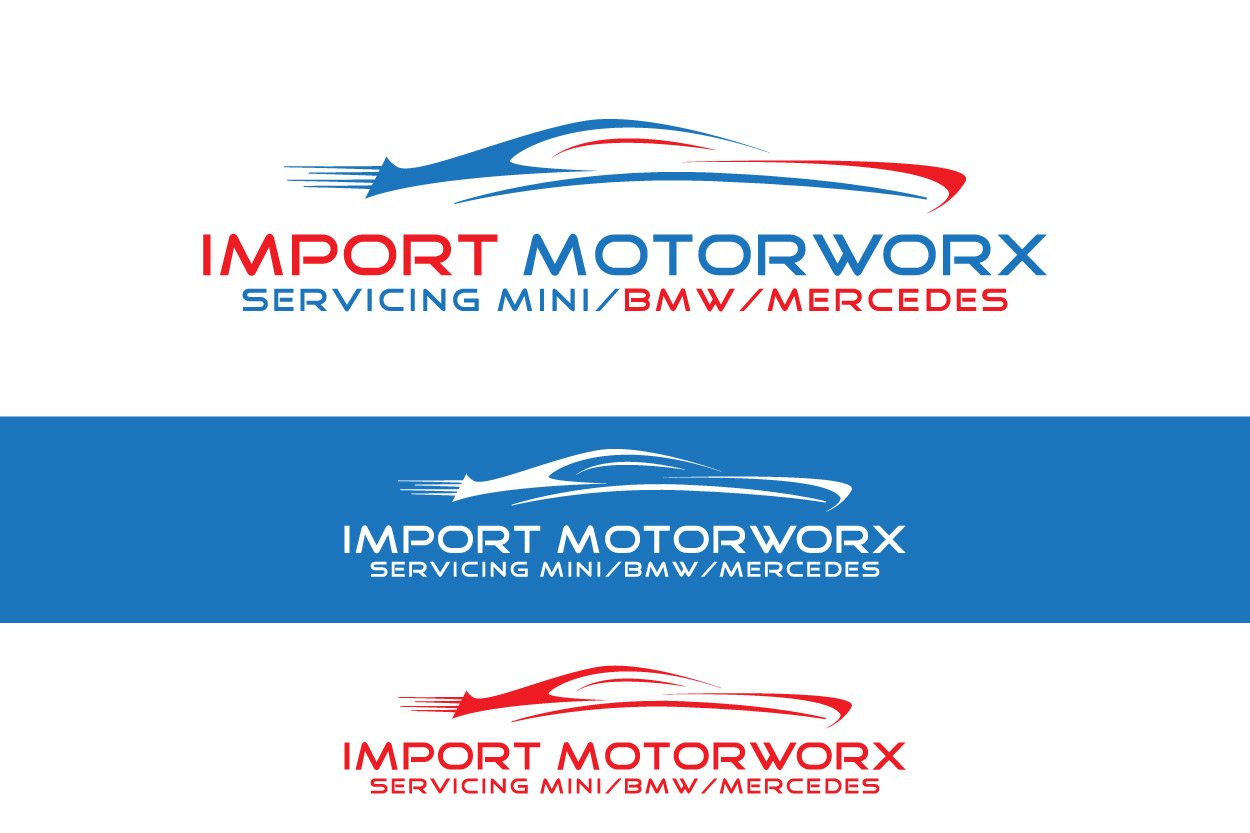 Logo Design by Turn Digital for Import MotorWorx | Design #12857814