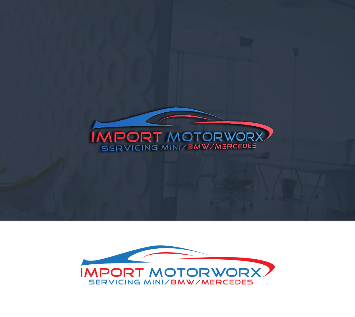 Logo Design by Turn Digital for Import MotorWorx | Design #12857815