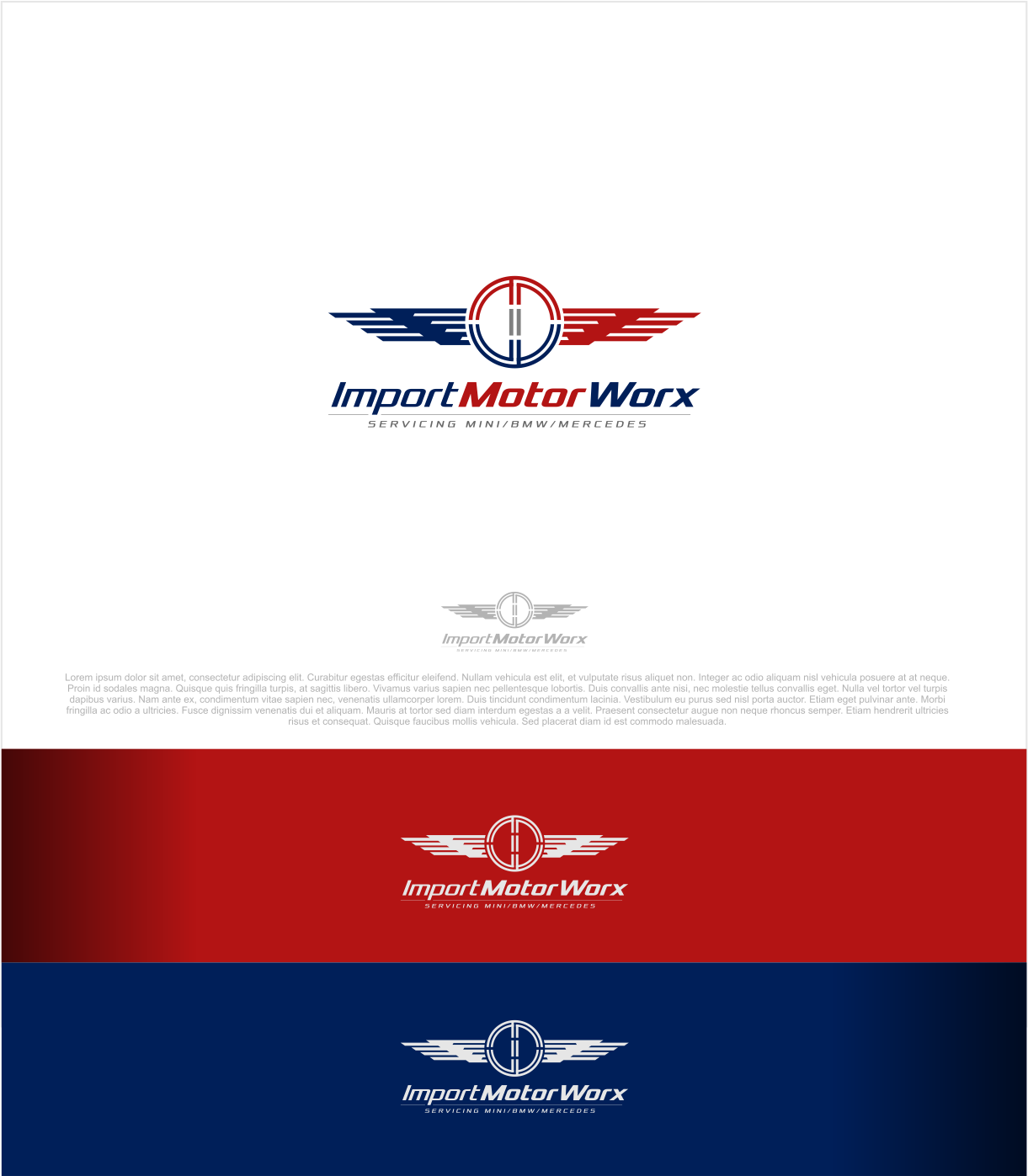 Logo-Design von artswolf für Import MotorWorx | Design #12828060