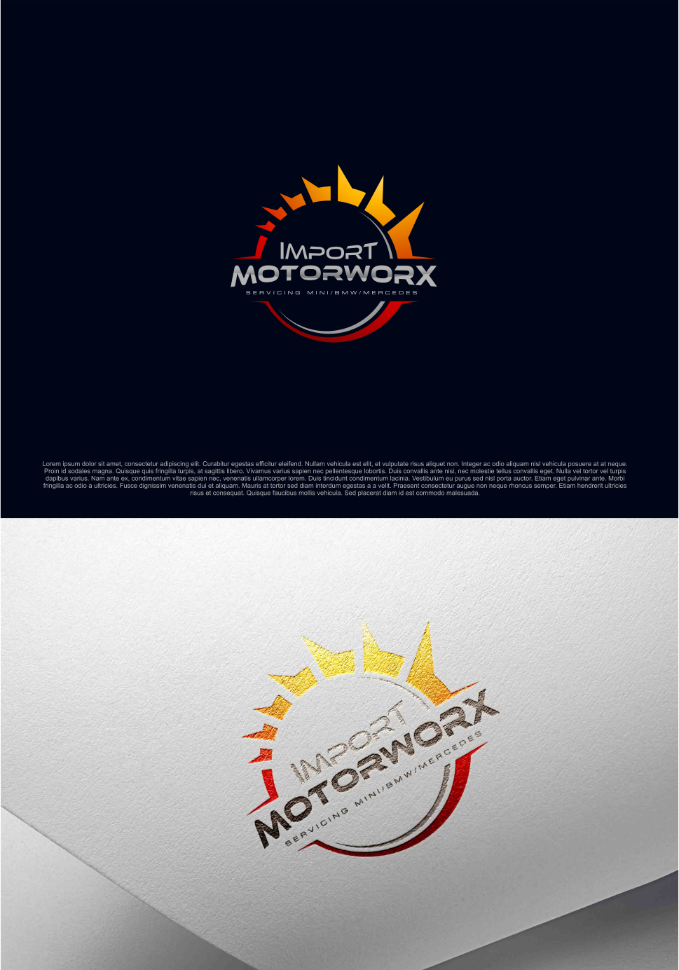 Logo-Design von artswolf für Import MotorWorx | Design #12828073
