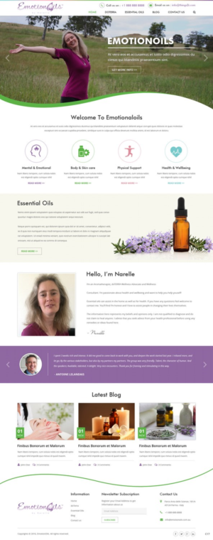 Web Design by pb for this project | Design: #12818369