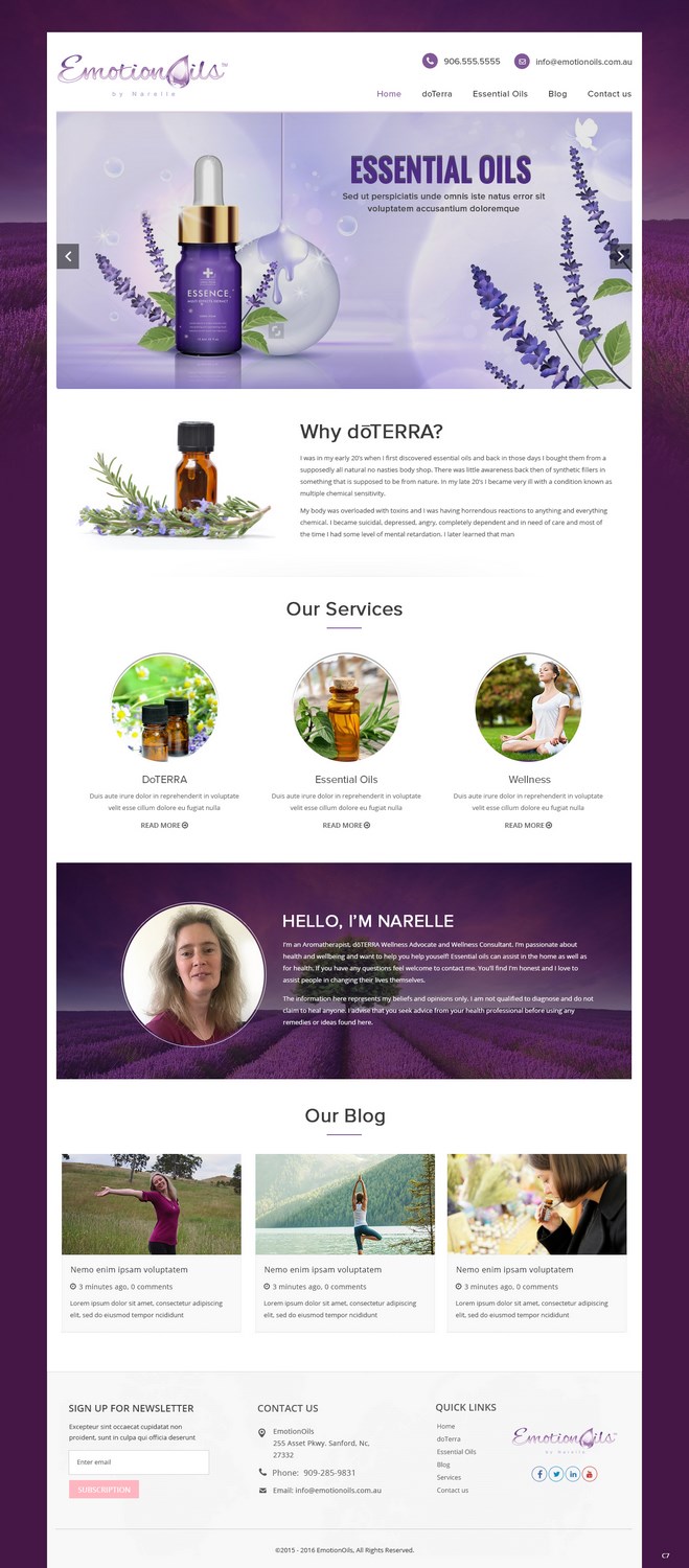 Web Design by pb for this project | Design #12818370