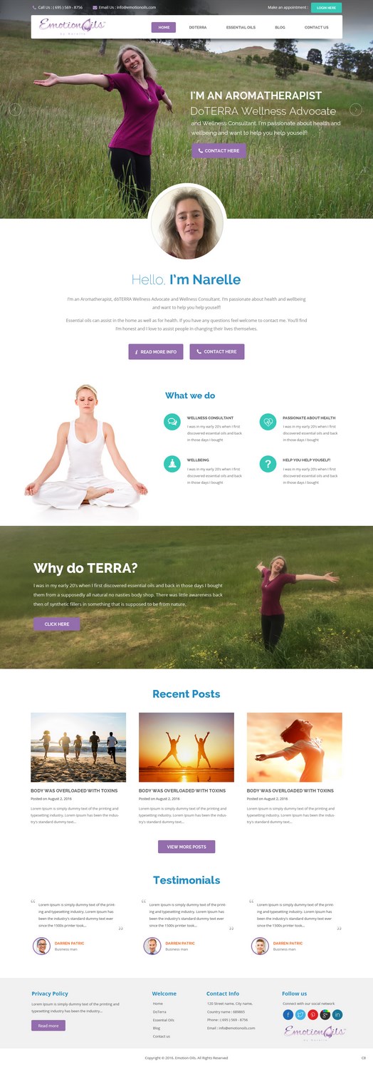 Web Design by pb for this project | Design #12818371