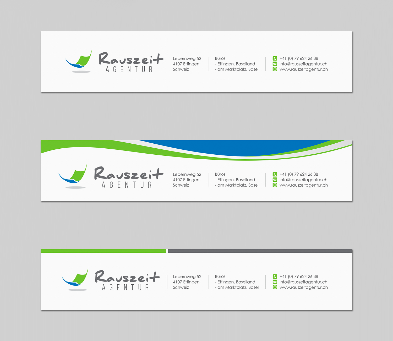 Letterhead Design by logodentity for Rauszeit Agentur GmbH | Design #12801400