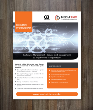 Diseño de Flyer por alex989 para Mediatrix | Diseño: #12810879