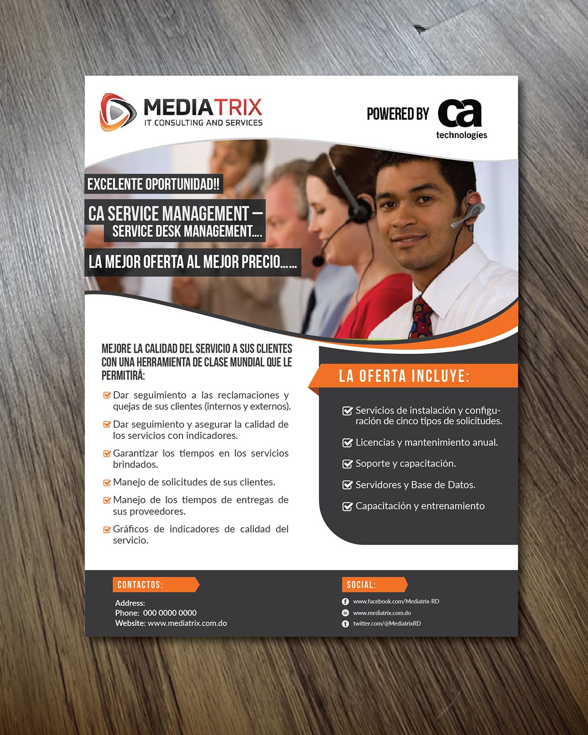 Diseño de Flyer por Alexandar para Mediatrix | Diseño #12806228
