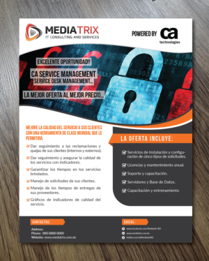 Diseño de Flyer por Alexandar para Mediatrix | Diseño: #12811114