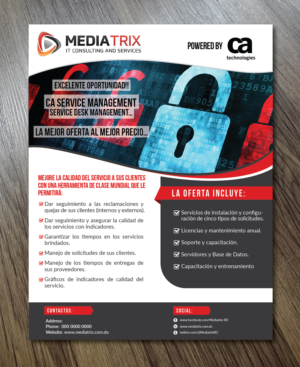 Diseño de Flyer por Alexandar para Mediatrix | Diseño: #12811115