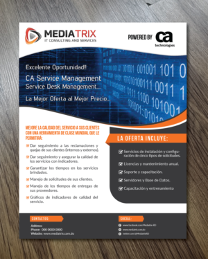 Diseño de Flyer por Alexandar para Mediatrix | Diseño: #12814707