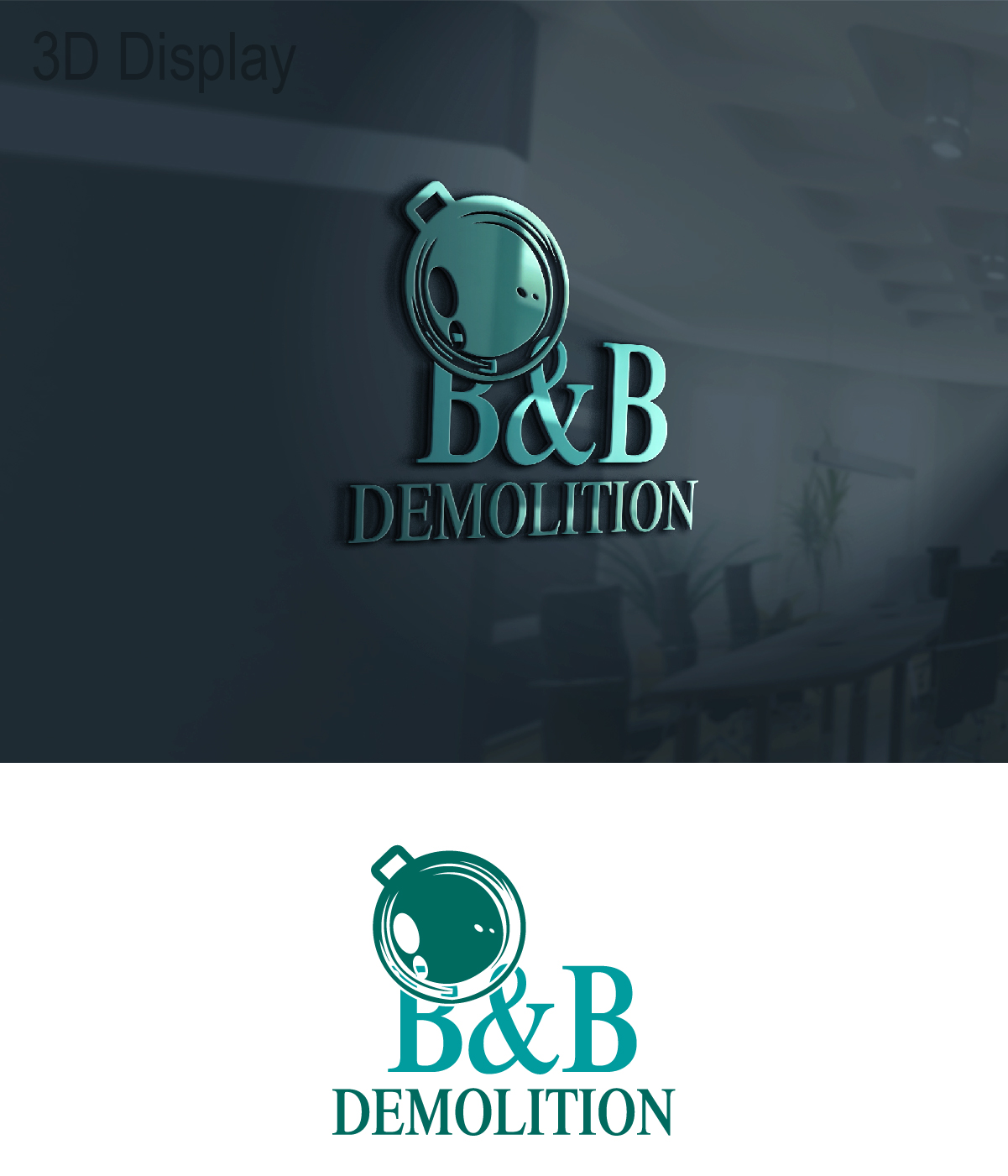 Logo Design by 3Guys for B&B Demolition | Design #12809570