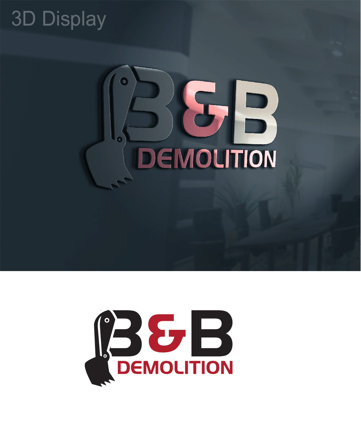 Logo-Design von 3Guys für B&B Demolition | Design #12809571