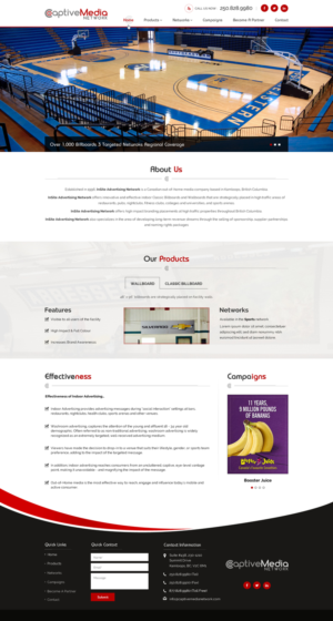 Captive Media Website | Web Design par Sbss