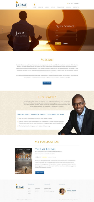 Diseño Web por pb para Meditation Garden | Diseño: #12809999