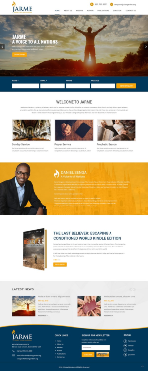 Web Design by pb for Meditation Garden | Design: #12810006