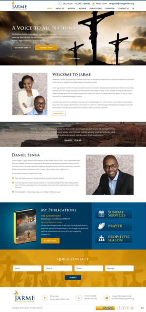 Web Design by pb for Meditation Garden | Design: #12818454