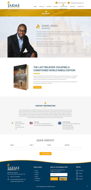 Web Design by pb for Meditation Garden | Design: #12894280