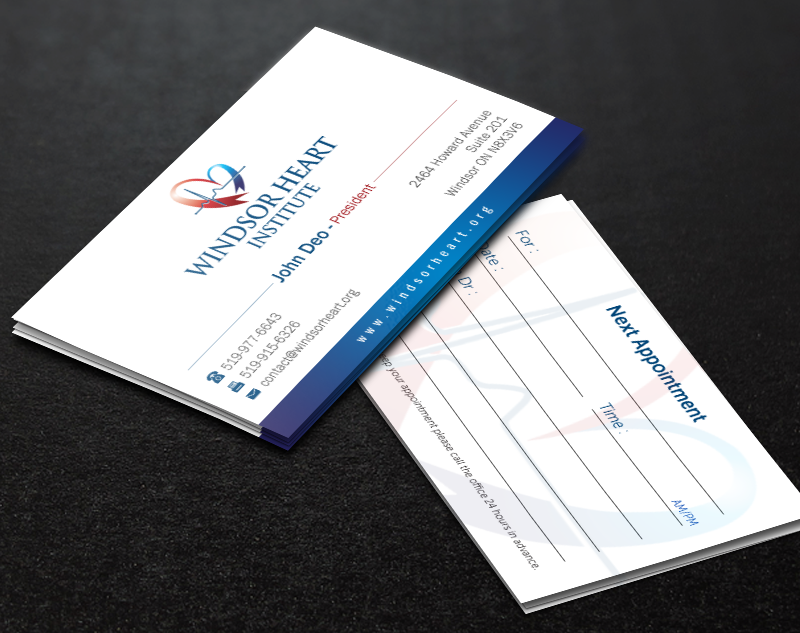 Stationery Design by Brand aid for Windsor Heart Institute | Design #12817934