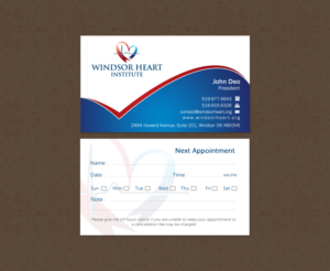 Stationery Design by Brand aid for Windsor Heart Institute | Design: #12817938