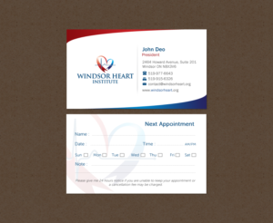 Stationery Design by Brand aid for Windsor Heart Institute | Design: #12817939