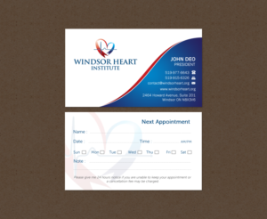 Stationery Design by Brand aid for Windsor Heart Institute | Design: #12817943