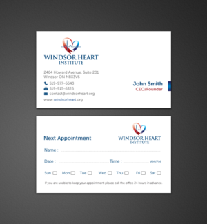 Stationery Design by chandrayaan.creative for Windsor Heart Institute | Design: #12815472