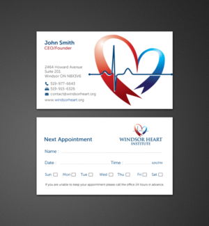 Stationery Design by chandrayaan.creative for Windsor Heart Institute | Design: #12815473