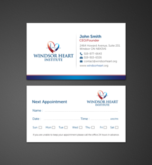 Stationery Design by chandrayaan.creative for Windsor Heart Institute | Design: #12815475