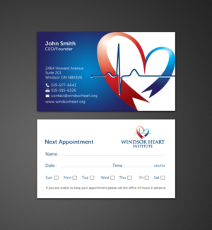Stationery Design by chandrayaan.creative for Windsor Heart Institute | Design: #12815476