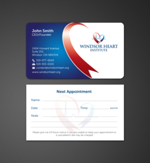 Stationery Design by chandrayaan.creative for Windsor Heart Institute | Design: #12815482