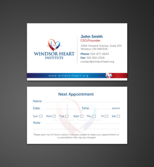 Stationery Design by chandrayaan.creative for Windsor Heart Institute | Design: #12815483