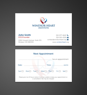 Stationery Design by chandrayaan.creative for Windsor Heart Institute | Design: #12815487