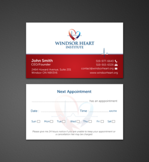 Stationery Design by chandrayaan.creative for Windsor Heart Institute | Design: #12815489