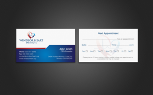 Stationery Design by chandrayaan.creative for Windsor Heart Institute | Design: #12815503