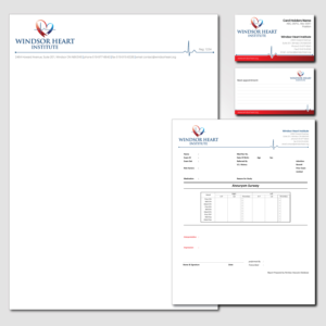 Stationery Design by chathurasoori for Windsor Heart Institute | Design: #12818167