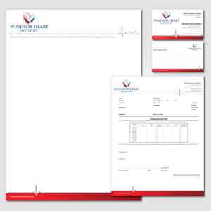 Stationery Design by chathurasoori for Windsor Heart Institute | Design: #12818554