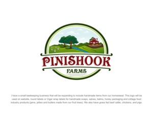 Logo Design by Rudy Graph for Pinishook Farms | Design #12805589
