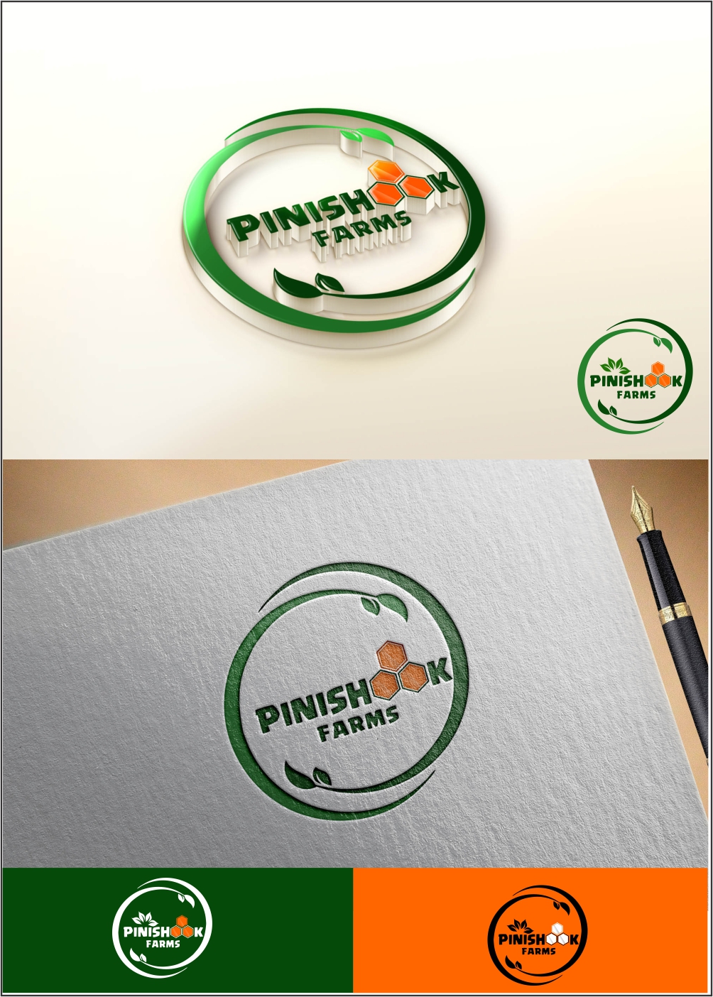 Logo Design by dclawstudio for Pinishook Farms | Design #12804980