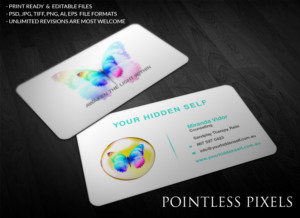 Business Card Design by Pointless Pixels India for Your hidden self | Design: #12813470