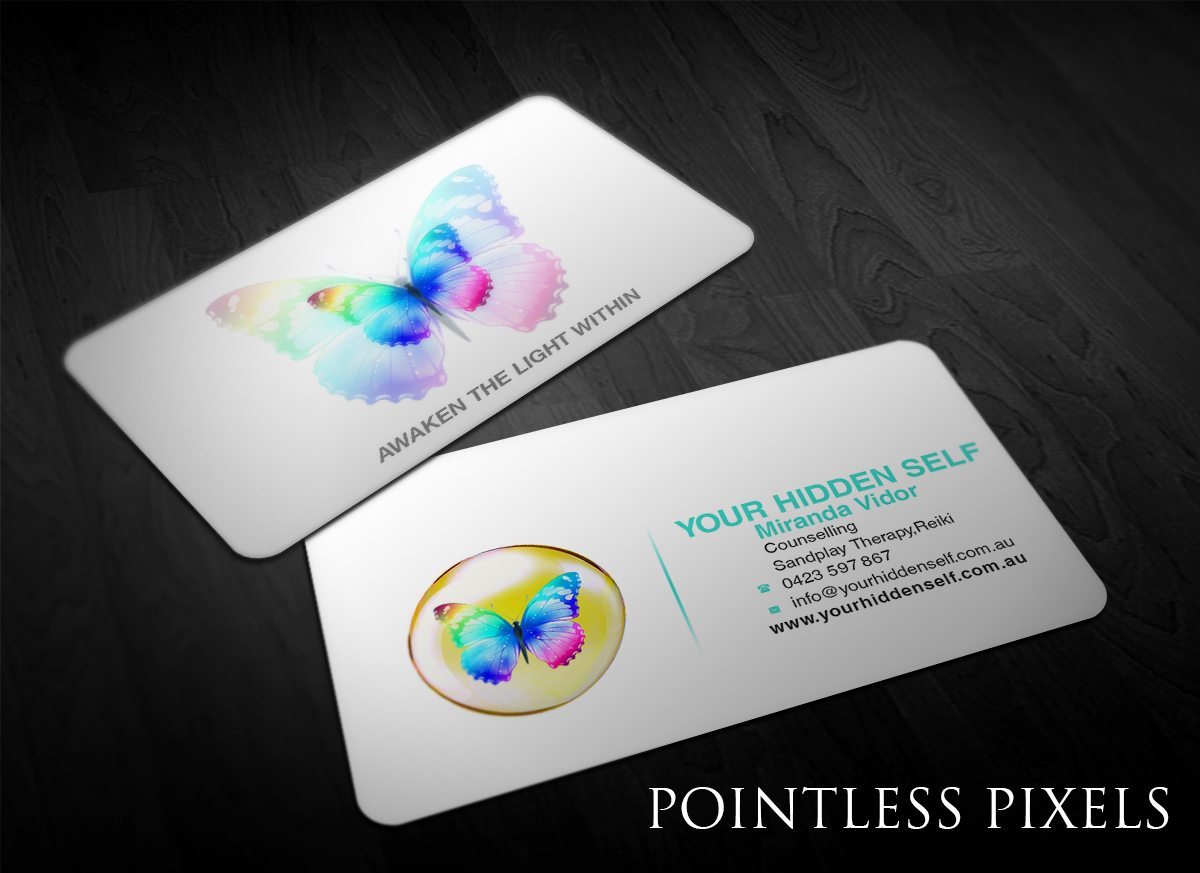 Business Card Design by Pointless Pixels India for Your hidden self | Design #12816864