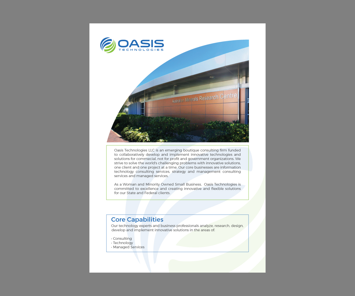 Brochure Design by M.Pirs for Mining and Process Solutions Pty Ltd | Design #12829179