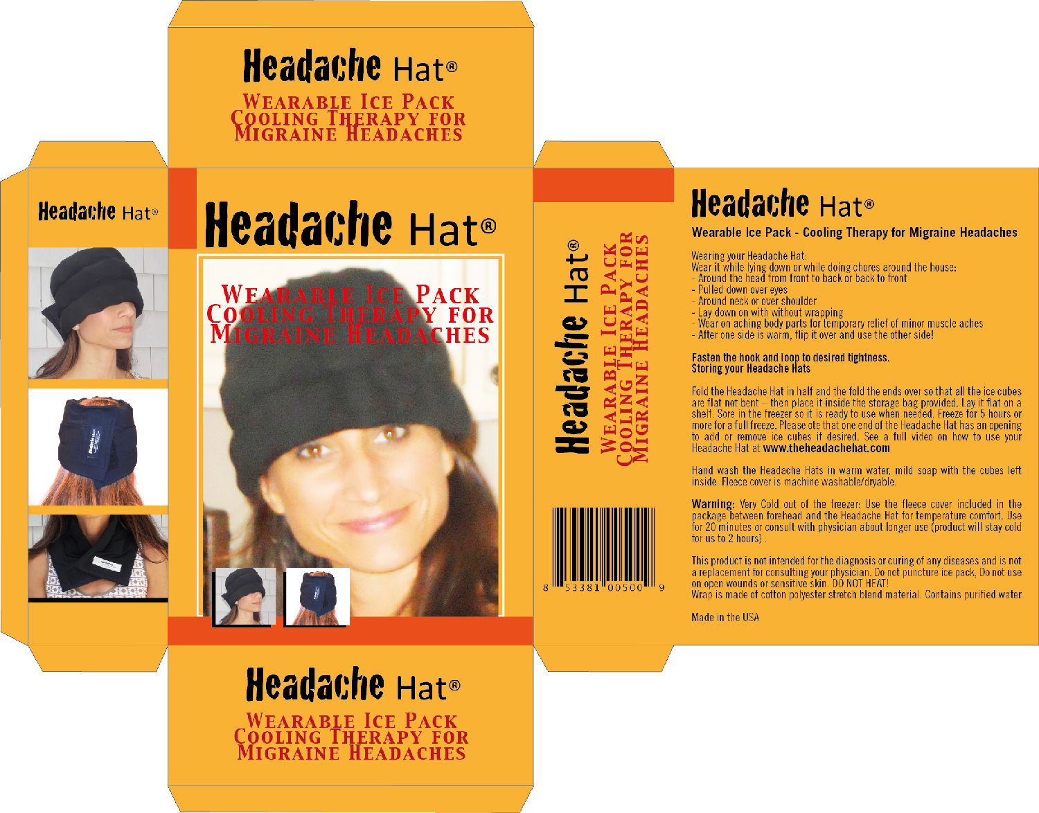 Verpackungs-Design von bkgraphik für Weight Loss Image & Lifestyle, LLC (DBA Headache Hat) | Design #12834138