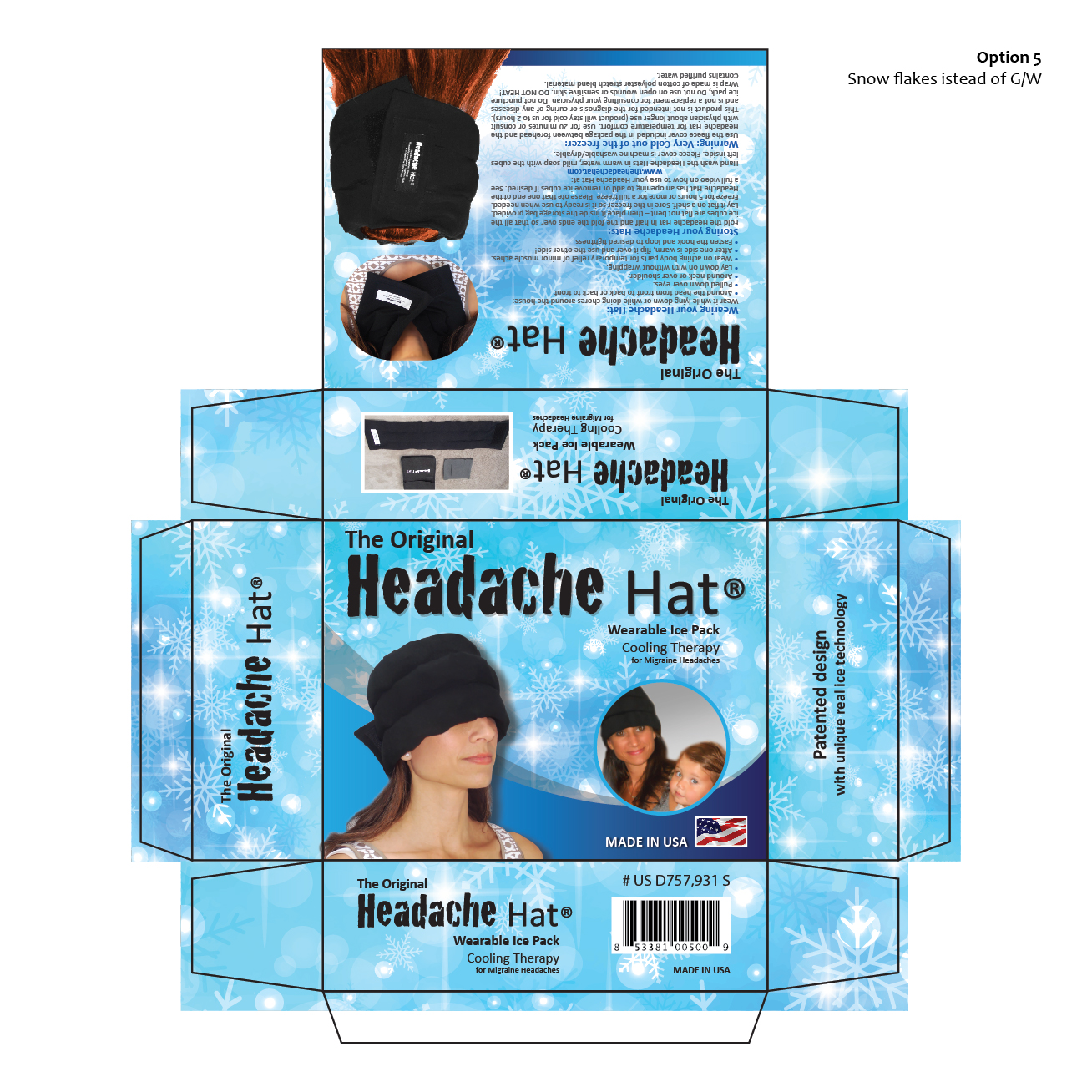 Diseño de Empaque por AccuSource para Weight Loss Image & Lifestyle, LLC (DBA Headache Hat) | Diseño #12887441